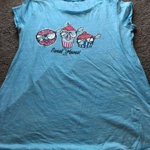 Justice Metallic Tee